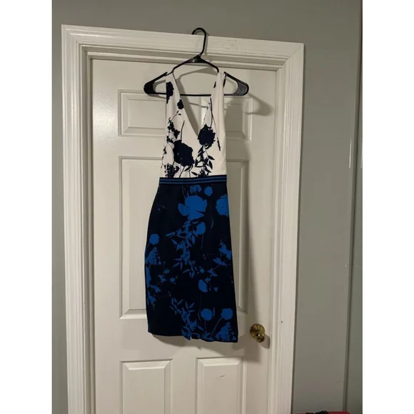 Ted Baker Dresses Ted Baker Tilliai Floral Bluebell Cocktail